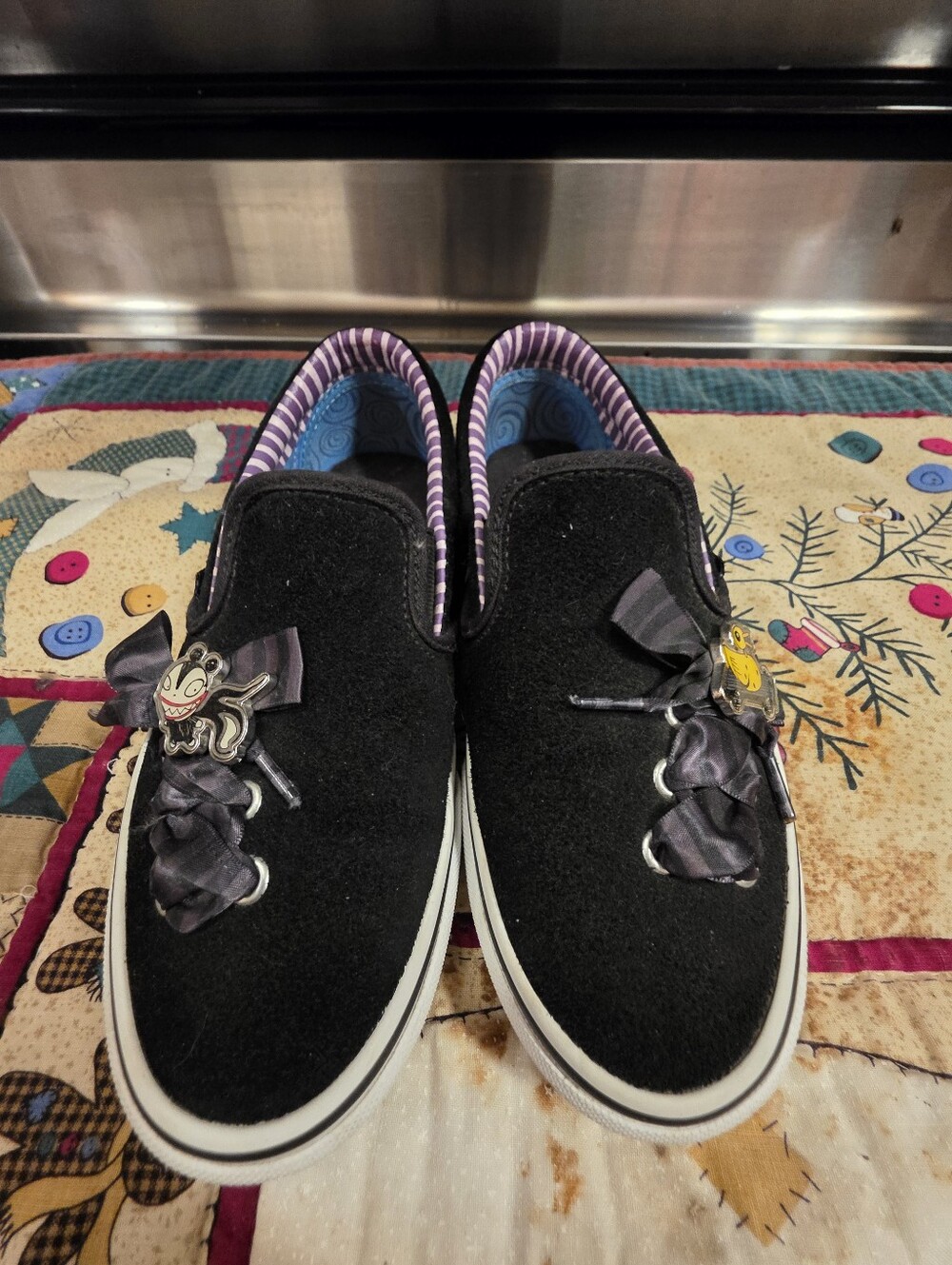 Nightmare Before Christmas Suede Vans